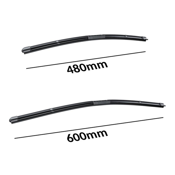 Vinduesviskere til forruden til Mazda 3 II Hatchback, Sedan (12.2008-12.2013) - Flad viskerblade