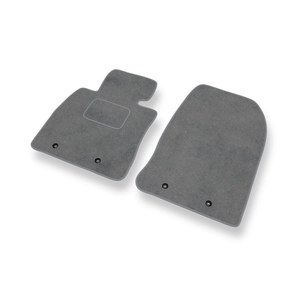 Velour gulvmåtter til Mazda 2 III Hatchback, Sedan (2014-2023) - grå