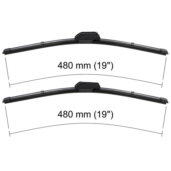 Vinduesviskere til forruden til Daewoo Espero Sedan (01.1991-10.1999) - Flad viskerblade