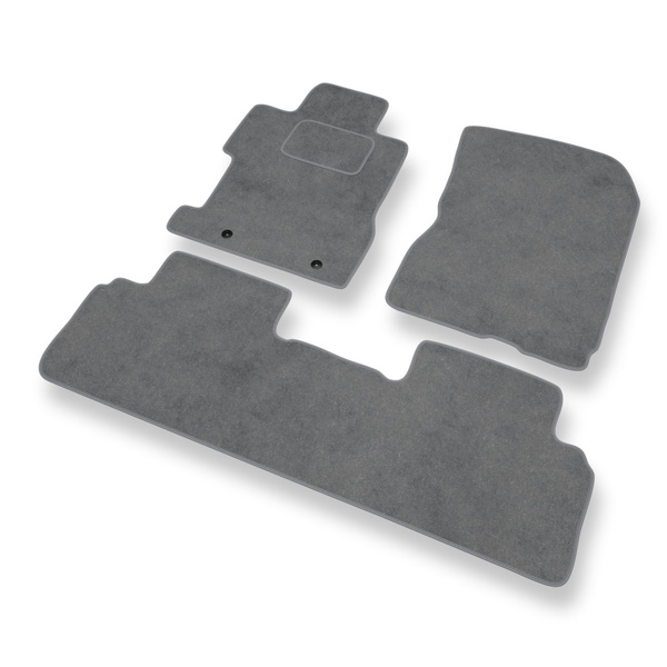 Velour gulvmåtter til Honda Civic VIII Coupé, Hatchback, Sedan (2006-2011) 4 døre - grå