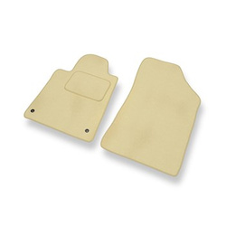 Velour gulvmåtter til Peugeot 407 (2004-2011) - beige