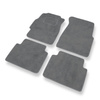 Velour gulvmåtter til Honda Civic VI Aerodeck, Coupé, Hatchback, Sedan (1996-2000) 3 døre, 4 døre - grå