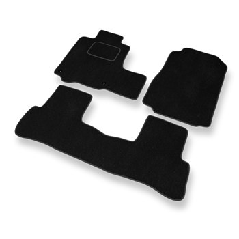 Velour gulvmåtter til Honda CR-V III SUV (2007-2012) - sort