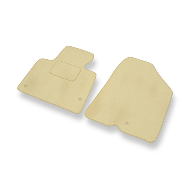 Velour gulvmåtter til Hyundai Santa Fe III SUV (2012-2018) - beige