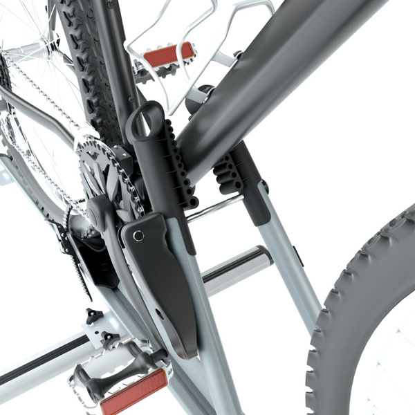 Cykelholder i aluminium til bilens tag - 2xM-17