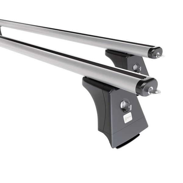 Tagbagagebærer til bil Toyota Avensis mk III Stationcar (2009-2019) - sølv bagagebærer til taget - lastholder - tagholder - Monteringspunkter - Aluminium