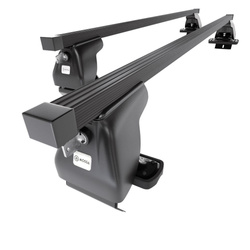 Tagbagagebærer til bil Renault Captur I SUV (2013-2019) - sort bagagebærer til taget - lastholder - tagholder - uden monteringselementer - Stål