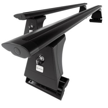 Tagbagagebærer til bil BMW 5-serie G30 Limousine (2017-2023) - sort bagagebærer 