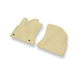 Velour gulvmåtter til Citroen C4 Grand Picasso I Minivan (2006-2013) - beige