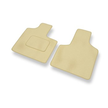 Velour gulvmåtter til Chrysler Grand Voyager III Minivan (1996-2000) - beige