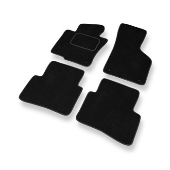 Velour gulvmåtter til Volkswagen Passat B7 Sedan, Variant (2010-2014) - sort