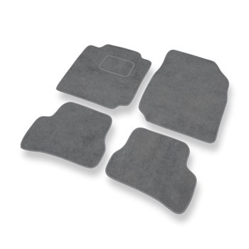 Velour gulvmåtter til Nissan Micra III Hatchback, Cabriolet (2002-2010) - grå