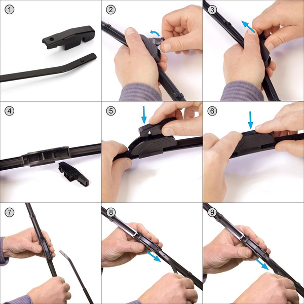 Vinduesviskere til forruden til Ford Probe Coupé (09.1988-08.1997) - Flad viskerblade