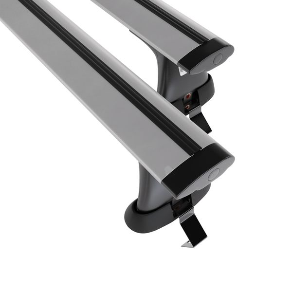 Tagbagagebærer til bil Citroen C4 Hatchback (2010-2017) - sølv bagagebærer til taget - lastholder - tagholder - uden monteringselementer - Aluminium