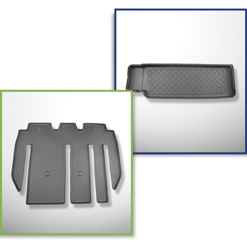 Bagagerumsmåtte og bilmåttesæt TPE skræddersyet til: Tesla Model X SUV (01.2021-