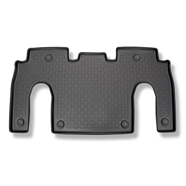 Bagagerumsmåtte og bilmåttesæt TPE skræddersyet til: Tesla Model X SUV (10.2016-12.2020) - 6 sæder; II række; Til rummet bag den tredje sæderække