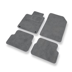Velour gulvmåtter til Renault Laguna III (2007-2015) - grå