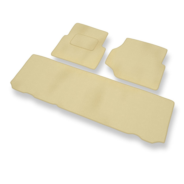 Velour gulvmåtter til Land Rover Defender II SUV (1990-2007) - beige