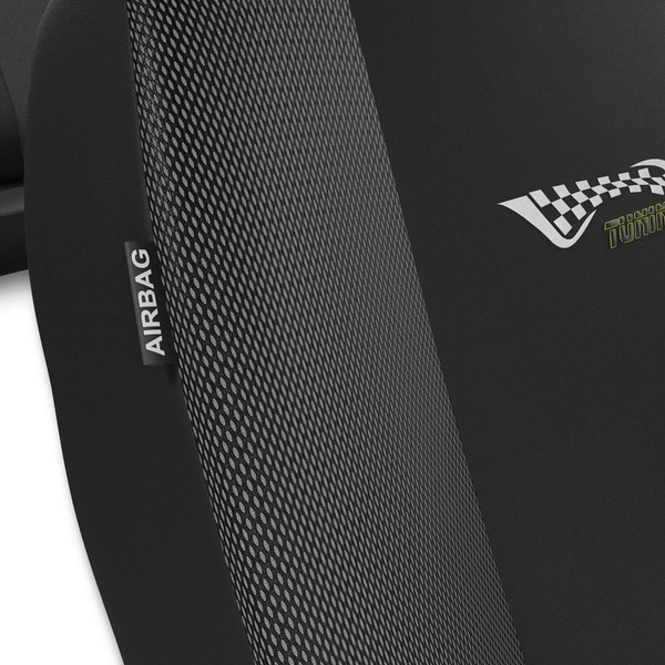 Universelle sædebetræk til biler til Opel Antara (2006-2015) - mörkgrå