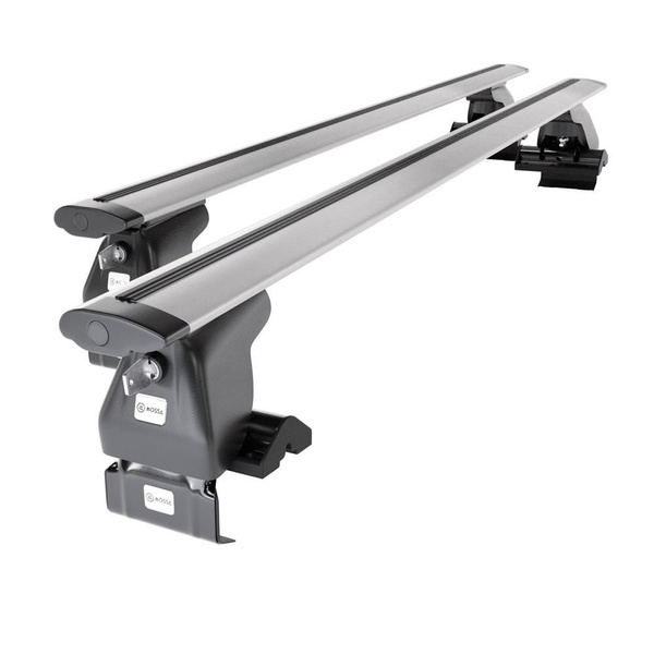 Tagbagagebærer til bil Volkswagen Golf mk V Hatchback (2004-2007) - sølv bagagebærer til taget - lastholder - tagholder - uden monteringselementer - Aluminium