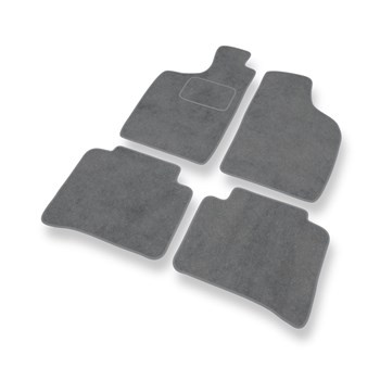Velour gulvmåtter til Nissan Navara D22 Pick-Up (1997-2005) - grå