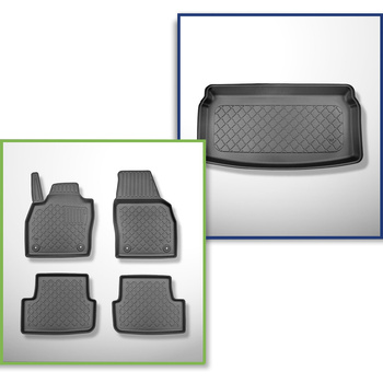 Bagagerumsmåtte og bilmåttesæt TPE skræddersyet til: Audi A1 GB Sportback (07.20