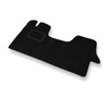 Velour gulvmåtter til Citroen Jumper II Varevogn (2006-....) - sort