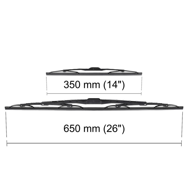 Vinduesviskere til forruden til Fiat Sedici Crossover (05.2006-12.2014) - Standard viskerblade