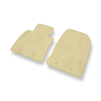 Velour gulvmåtter til Mazda 2 III Hatchback, Sedan (2014-2023) - beige