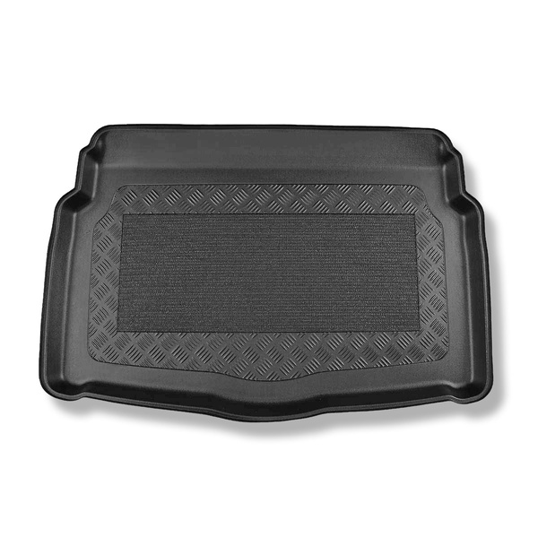 Gulvmåtte til bagagerum Volkswagen Golf VIII Hatchback (12.2019-....) - nederste bagagerum; bevægeligt gulv i nederste position; Med reservehjul til midlertidig brug eller reparationssæt