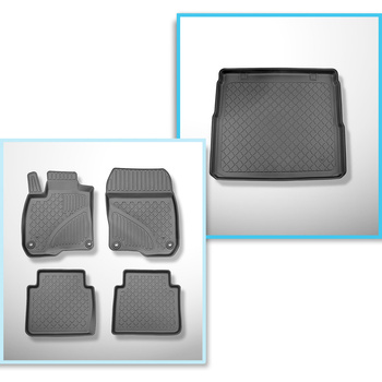 Bagagerumsmåtte og bilmåttesæt TPE skræddersyet til: Honda CR-V RW V SUV (10.201