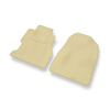 Velour gulvmåtter til Honda Civic VII Coupé, Hatchback, Sedan (2001-2005) 3 døre, 4 døre - beige