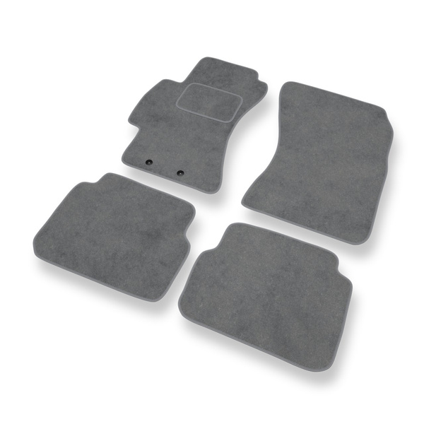 Velour gulvmåtter til Subaru Impreza III Hatchback, Sedan (2007-2011) - grå