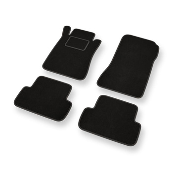 Velour gulvmåtter til Mercedes-Benz CLK II W209 Coupé, Cabriolet (2002-2009) - s