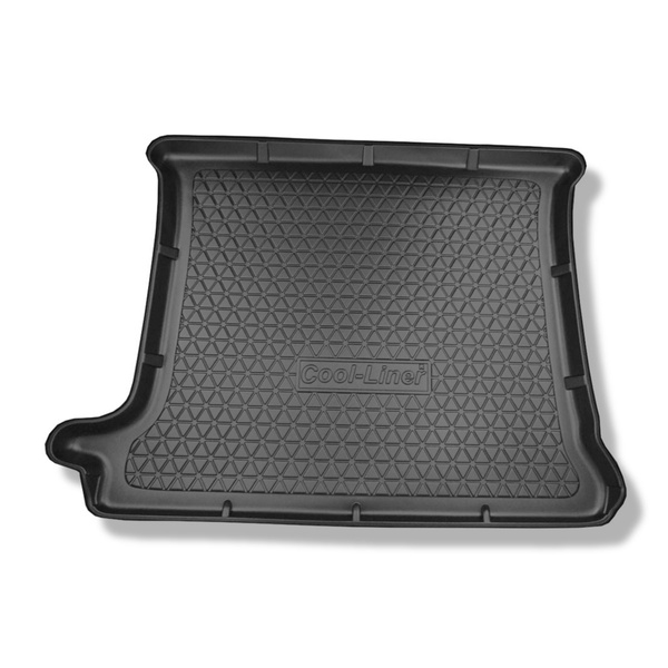 Gulvmåtte til bagagerum Opel Vivaro A Vogn (09.2001-08.2014) - Personbil version (Stationcar/tour); bag tredje sæderække; ekstra aircondition; L2 (lang akselafstand)