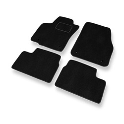 Velour gulvmåtter til Opel Astra H Caravan, Hatchback, Cabriolet, Sedan (2004-2012) - sort