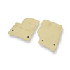Velour gulvmåtter til Volkswagen Touareg I SUV (2002-2010) - beige