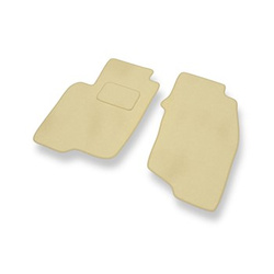 Velour gulvmåtter til Mitsubishi Space Star I Minivan (1999-2006) - beige