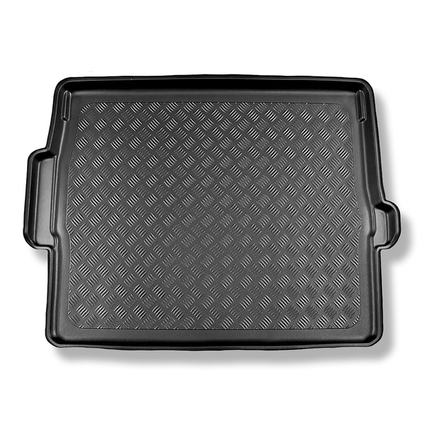 Gulvmåtte til bagagerum Peugeot 3008 II SUV (11.2016-....) - øverste bagagerum (ens tærskelværdi); bevægeligt gulv i øverste position; ikke til hybridversionen