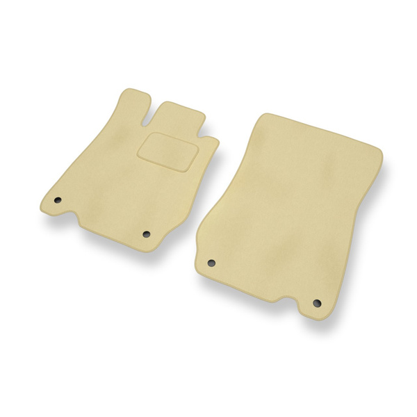 Velour gulvmåtter til Mercedes-Benz SL R230 Roadster (2002-2012) - beige