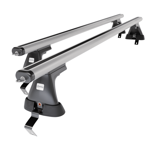 Tagbagagebærer til bil Fiat Bravo Hatchback (2007-2014) - sølv bagagebærer til taget - lastholder - tagholder - uden monteringselementer - Aluminium