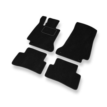 Velour gulvmåtter til Mercedes-Benz C-Klasse W205 Stationcar, Limousine (2013-20