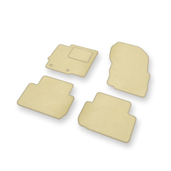 Velour gulvmåtter til Mitsubishi Eclipse Cross SUV (2018-....) - beige