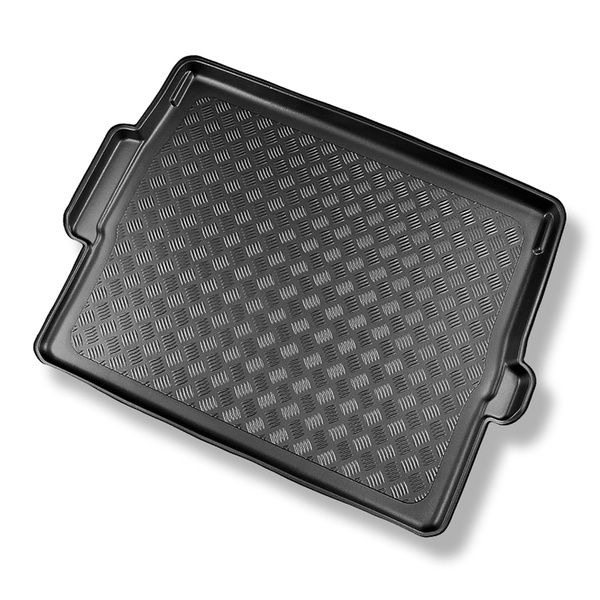 Gulvmåtte til bagagerum Peugeot 3008 II SUV (11.2016-....) - øverste bagagerum (ens tærskelværdi); bevægeligt gulv i øverste position; ikke til hybridversionen