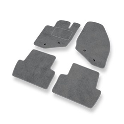 Velour gulvmåtter til Volvo S80 I Sedan (1998-2006) - grå