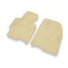 Velour gulvmåtter til Mazda Xedos 6 Sedan (1992-1999) - beige