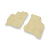 Velour gulvmåtter til Kia Carens II Minivan (2002-2006) - beige