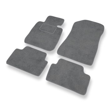 Velour gulvmåtter til BMW 1-serie E81/E87 Coupé, Hatchback (2004-2013) - grå
