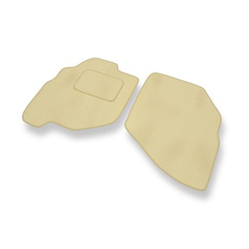 Velour gulvmåtter til Honda City IV Sedan (2002-2008) - beige
