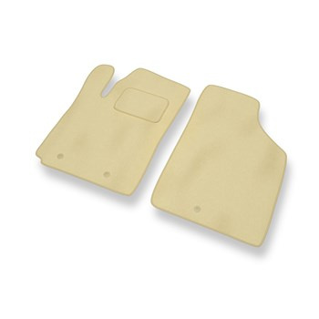 Velour gulvmåtter til Hyundai i10 I Hatchback (2007-2012) - beige